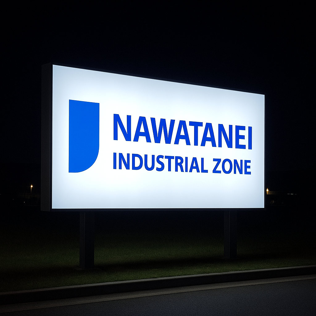 ป้ายหน้าโรงงาน