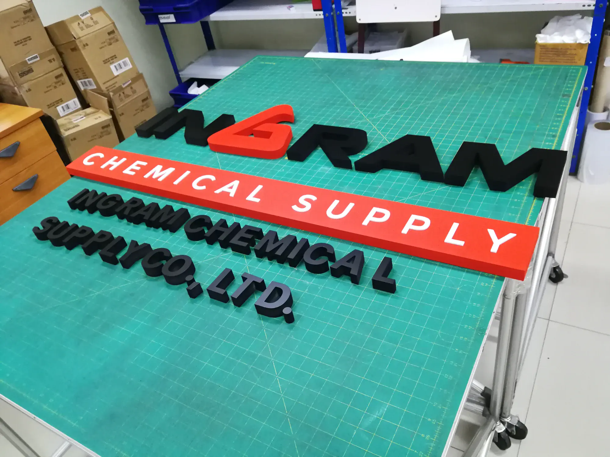 ป้ายหน้าโรงงาน