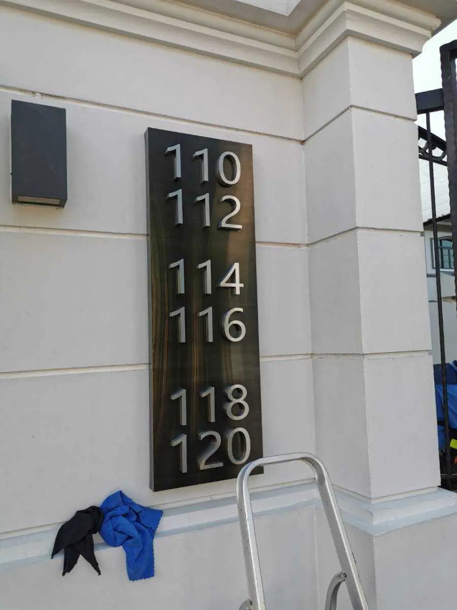 ป้ายบ้านเลขที่