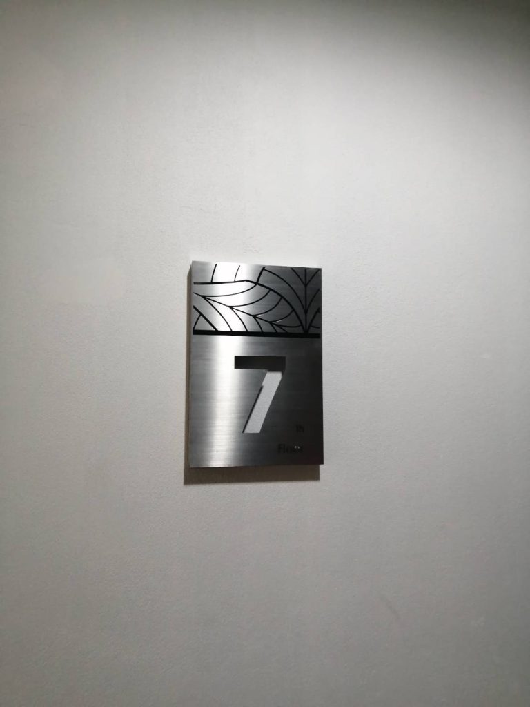 ป้ายบอกชั้น ป้ายลิฟท์ ป้ายคอนโด